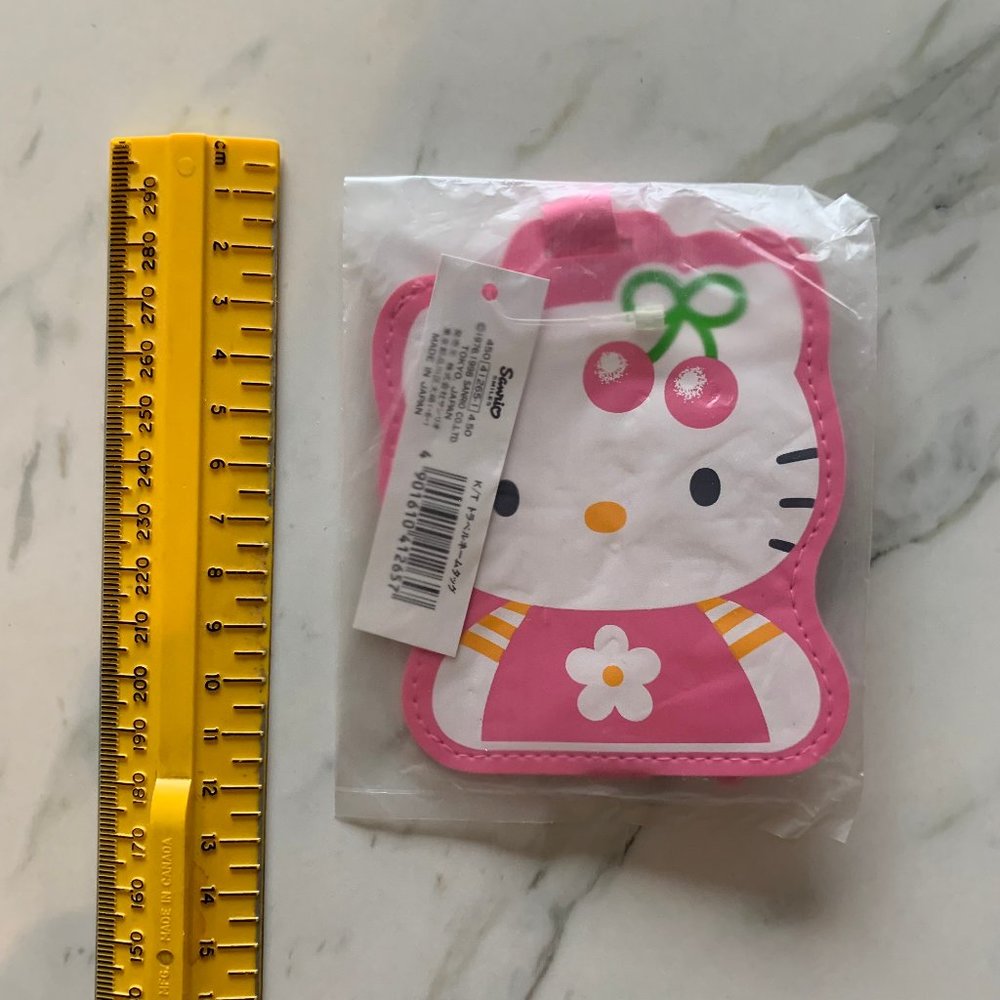 VINTAGE 1998 HELLO KITTY LUGGAGE TAG BRAND NEW
